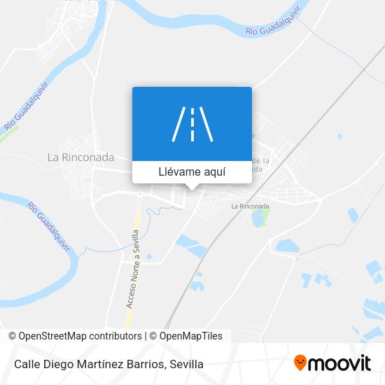 Mapa Calle Diego Martínez Barrios