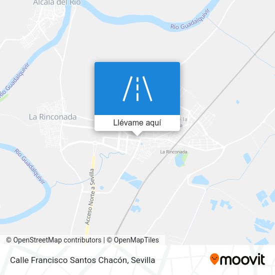 Mapa Calle Francisco Santos Chacón