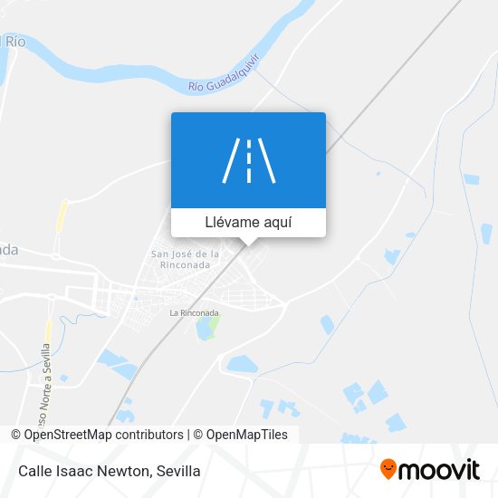 Mapa Calle Isaac Newton