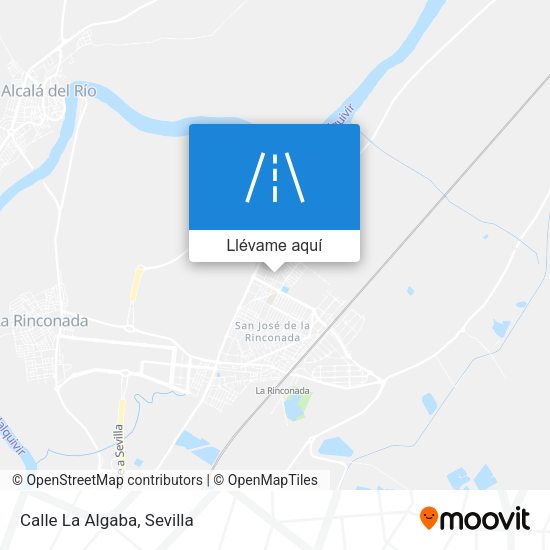 Mapa Calle La Algaba