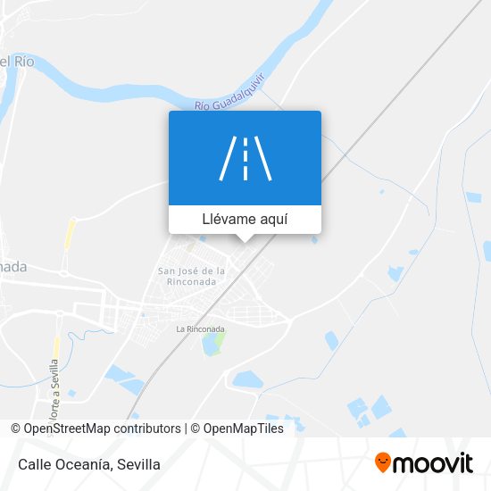 Mapa Calle Oceanía