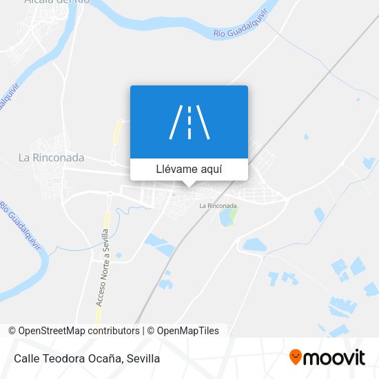 Mapa Calle Teodora Ocaña