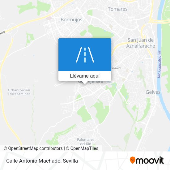 Mapa Calle Antonio Machado