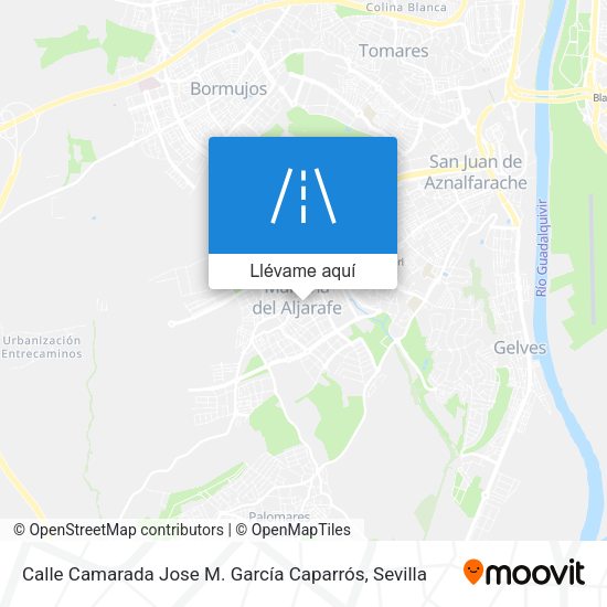 Mapa Calle Camarada Jose M. García Caparrós