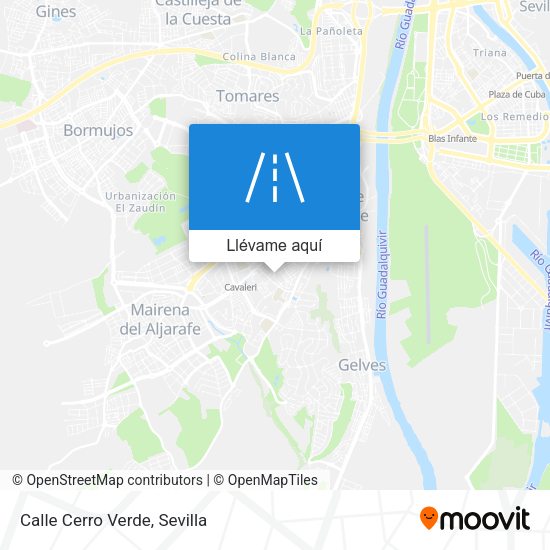 Mapa Calle Cerro Verde