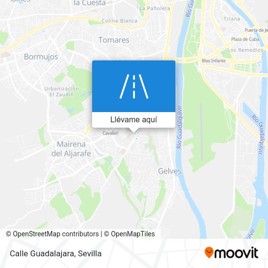 Mapa Calle Guadalajara