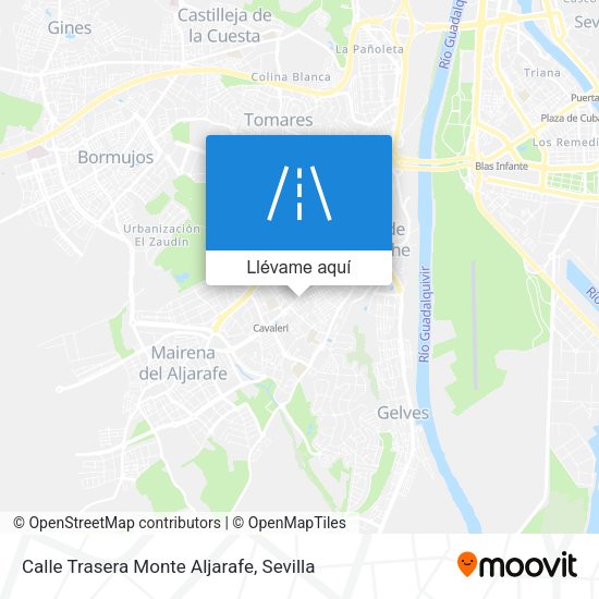 Mapa Calle Trasera Monte Aljarafe