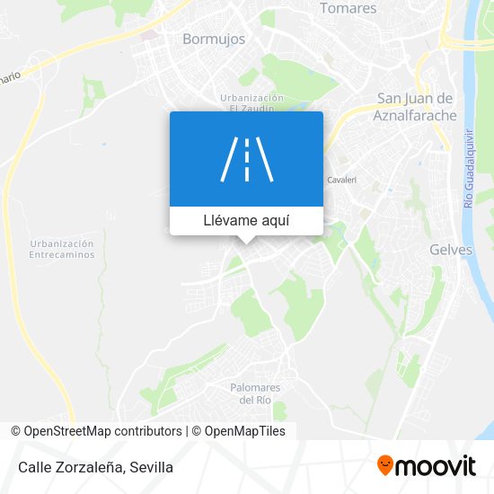 Mapa Calle Zorzaleña
