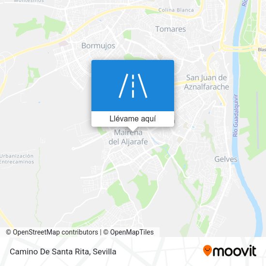 Mapa Camino De Santa Rita