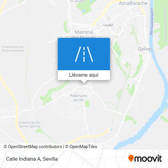 Mapa Calle Indiana A