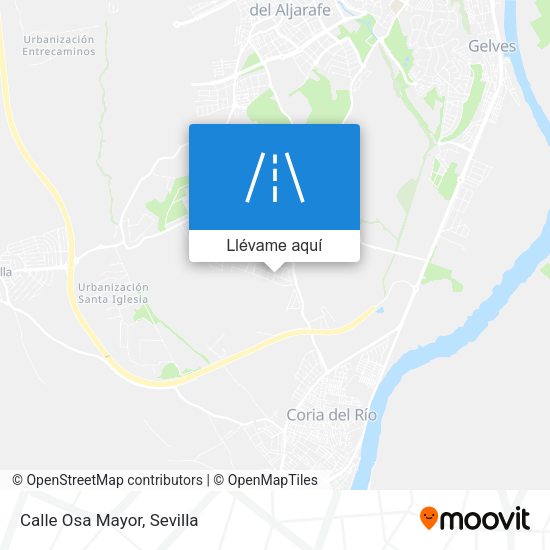 Mapa Calle Osa Mayor