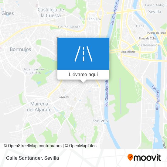 Mapa Calle Santander