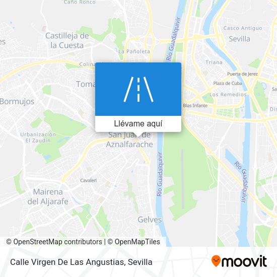 Mapa Calle Virgen De Las Angustias