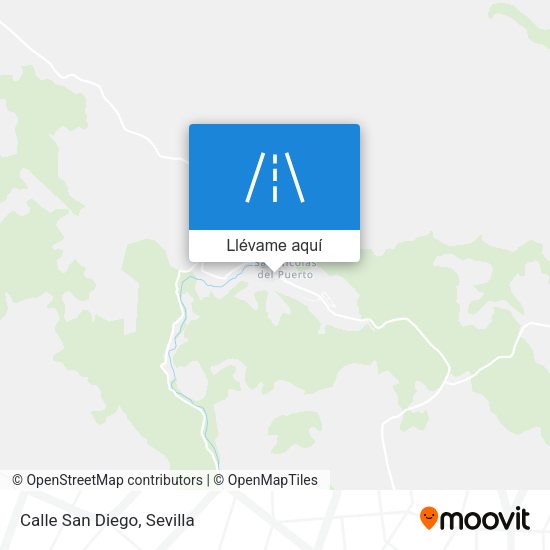 Mapa Calle San Diego