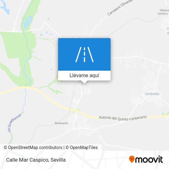 Mapa Calle Mar Caspico