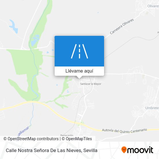 Mapa Calle Nostra Señora De Las Nieves