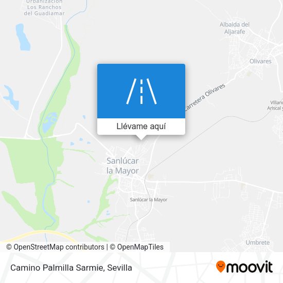 Mapa Camino Palmilla Sarmie