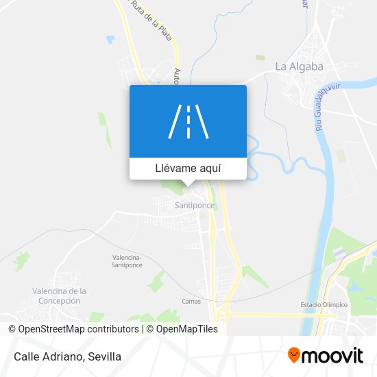 Mapa Calle Adriano