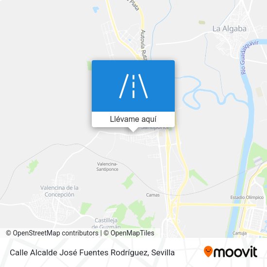 Mapa Calle Alcalde José Fuentes Rodríguez