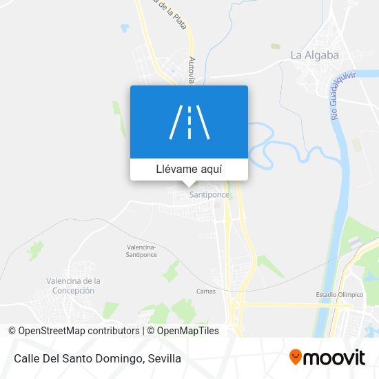 Mapa Calle Del Santo Domingo