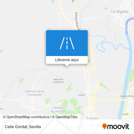 Mapa Calle Gordal