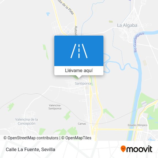 Mapa Calle La Fuente