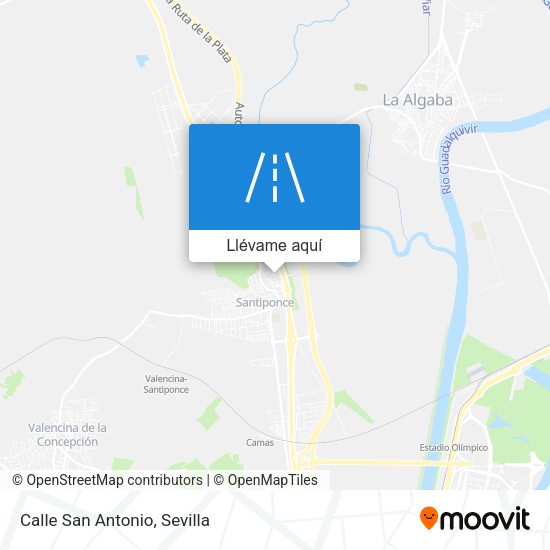 Mapa Calle San Antonio