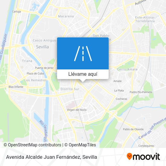 Mapa Avenida Alcalde Juan Fernández