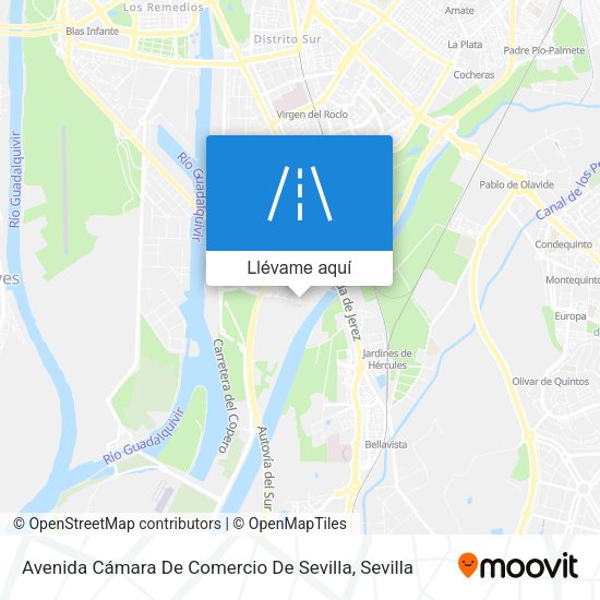 Mapa Avenida Cámara De Comercio De Sevilla