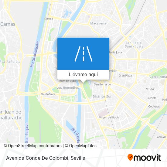 Mapa Avenida Conde De Colombi
