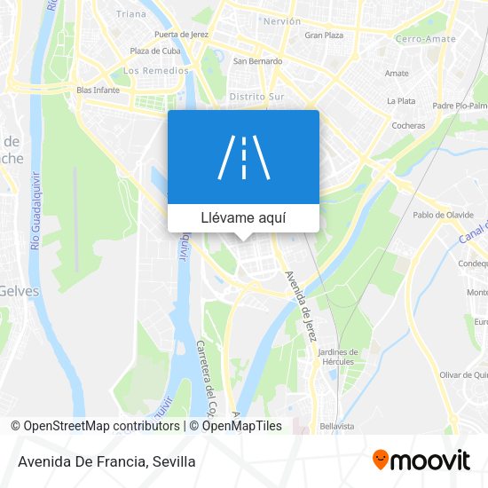 Mapa Avenida De Francia