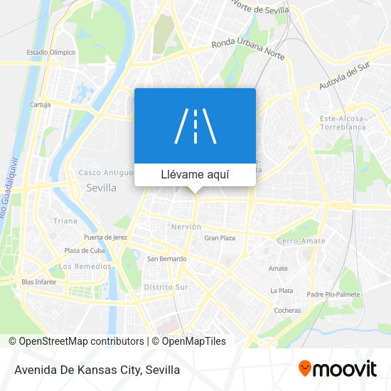 Mapa Avenida De Kansas City