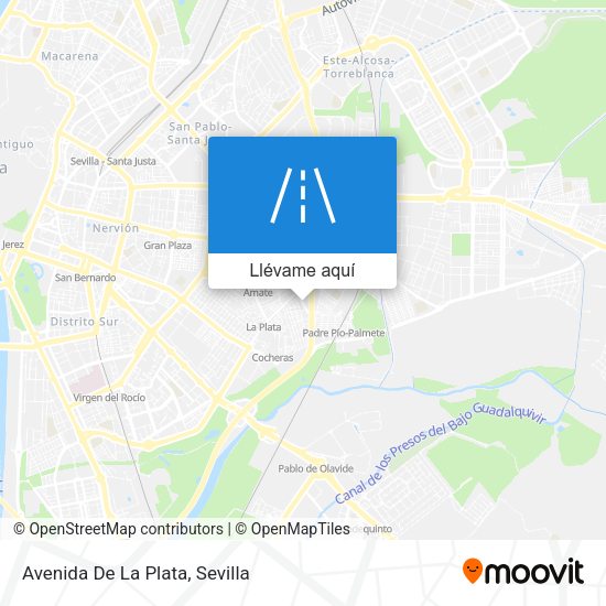 Mapa Avenida De La Plata
