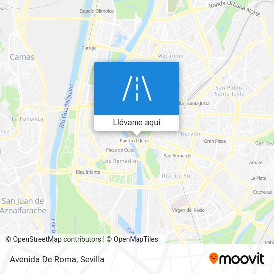 Mapa Avenida De Roma