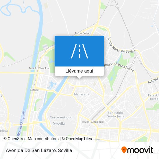 Mapa Avenida De San Lázaro