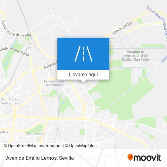 Mapa Avenida Emilio Lemos