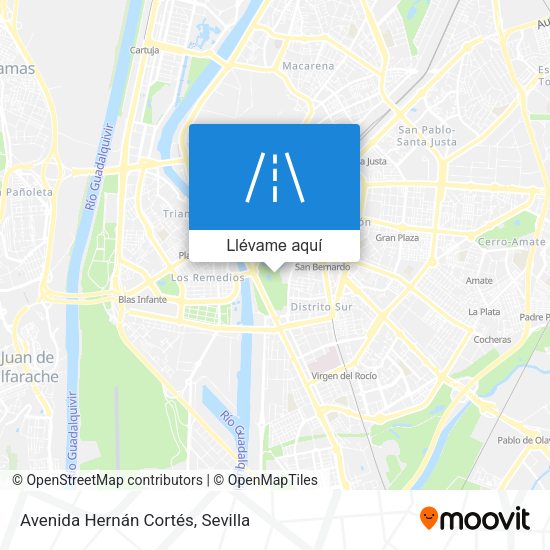 Mapa Avenida Hernán Cortés