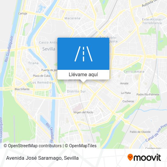 Mapa Avenida José Saramago