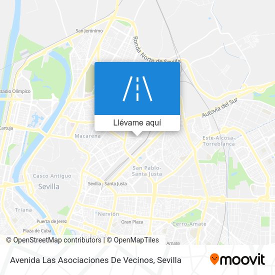 Mapa Avenida Las Asociaciones De Vecinos
