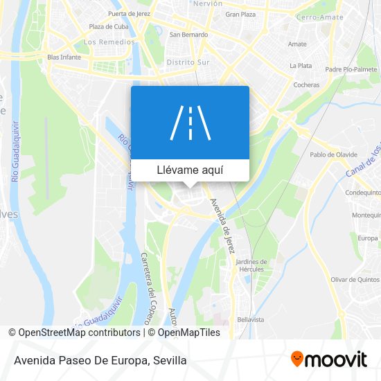 Mapa Avenida Paseo De Europa