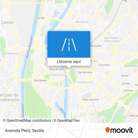 Mapa Avenida Perú