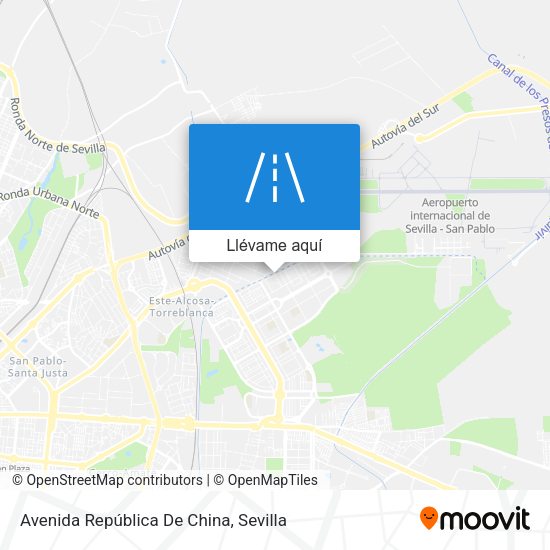 Mapa Avenida República De China