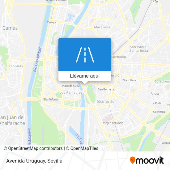 Mapa Avenida Uruguay