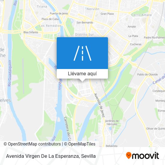 Mapa Avenida Virgen De La Esperanza
