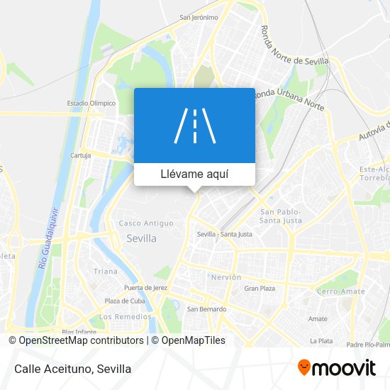 Mapa Calle Aceituno