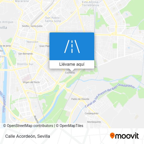 Mapa Calle Acordeón