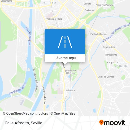 Mapa Calle Afrodita