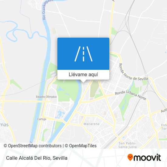 Mapa Calle Alcalá Del Río