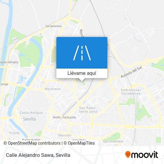 Mapa Calle Alejandro Sawa