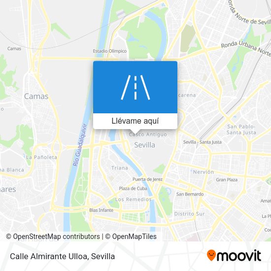 Mapa Calle Almirante Ulloa